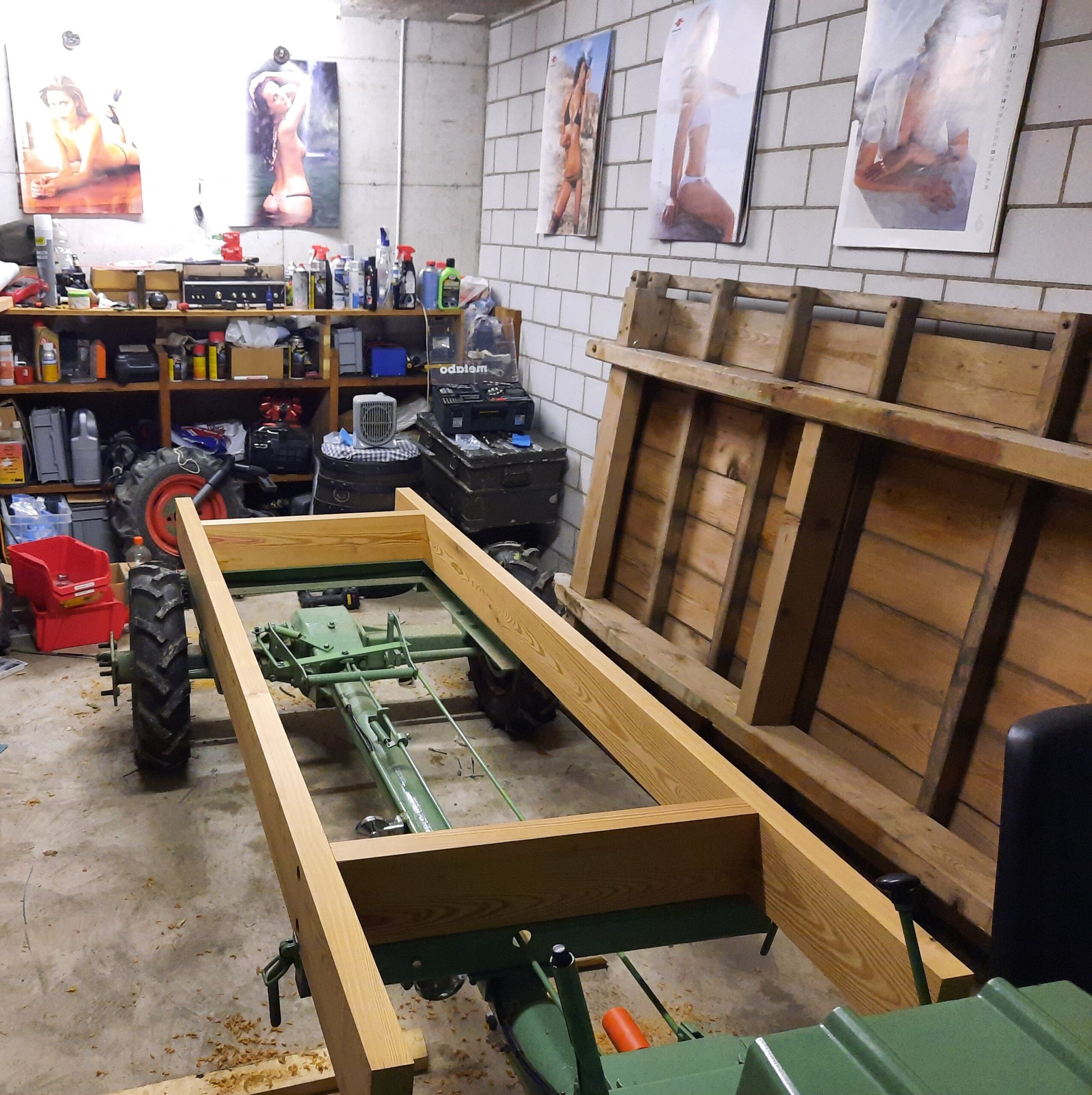 Schilter 1000, Brücke im aufbau