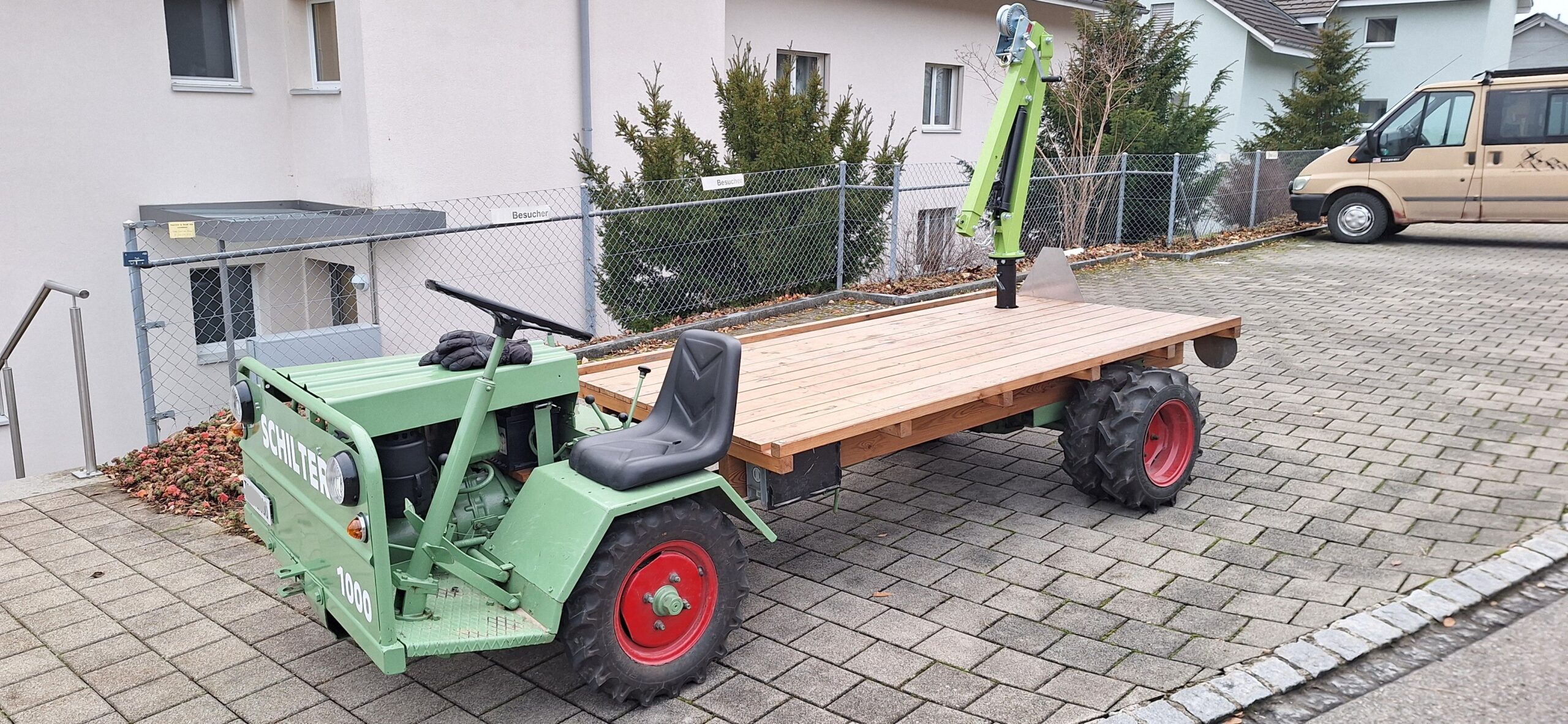 Schilter 1000 mit Kran